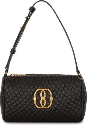 Emblem Quilted Small Clutch Bag