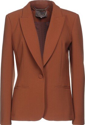 SIMONA CORSELLINI Suit Jacket Camel