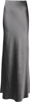 Glicy satin maxi skirt