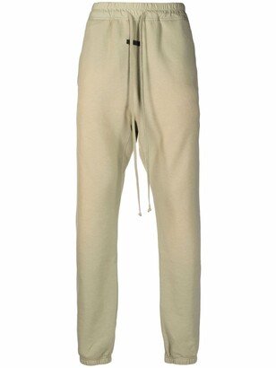 Drawstring Waist Track Trousers-AA