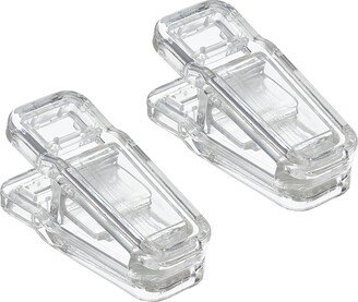 The Pant/Skirt Hanger Clips Clear Pkg/10