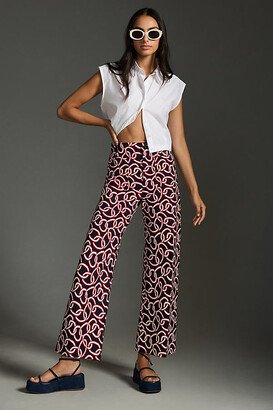 The Colette Cropped Wide-Leg Ponte Pants-AA