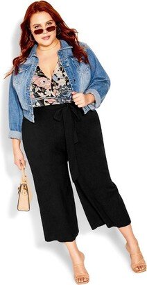 Women's Plus Size Nouveau Tie Pant - - 14W