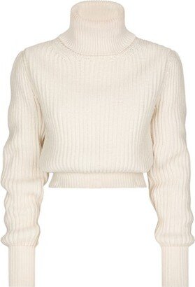 Wool turtle-neck sweater