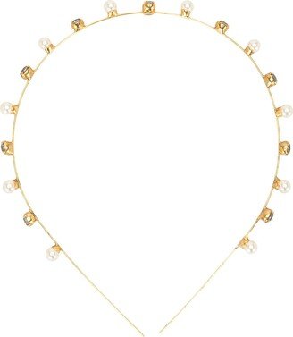 Ines crystal-embellished headband