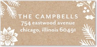 Address Labels: Editable Woodland Fauna Address Label, Beige, Address Label, Matte