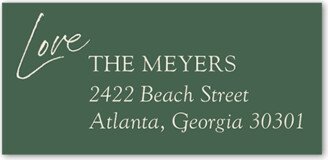 Address Labels: Sweet Moment Address Label, Green, Address Label, Matte