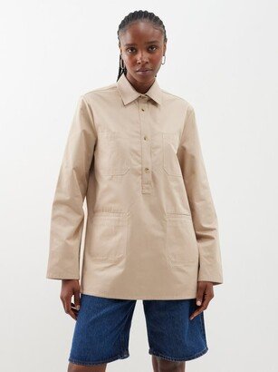 Half-button Organic-cotton Shirt