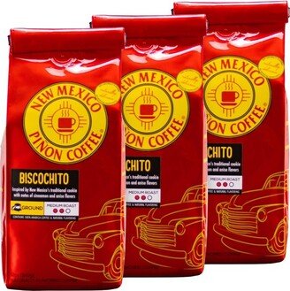 NEW MEXICO PINON COFFEE New Mexico Pinon Biscochito Medium Roast Coffee - 12oz/3ct