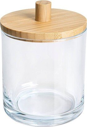 Spa Glass Cotton Ball Jar - Allure Home Creations