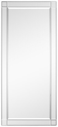 Moderno Squared Corner Beveled Rectangle Wall Mirror, 54