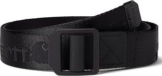 Nylon Webbing Ladder Lock Belt (Black) Belts