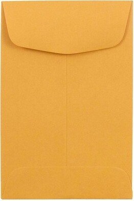 JAM Paper & Envelope JAM Paper #4 Coin Business Envelopes 3 x 4 1/2 Brown Kraft Manila 356731206H