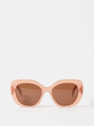 Triomphe Oversized Acetate Sunglasses