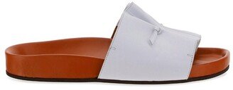 Ruched Slip-On Sandals