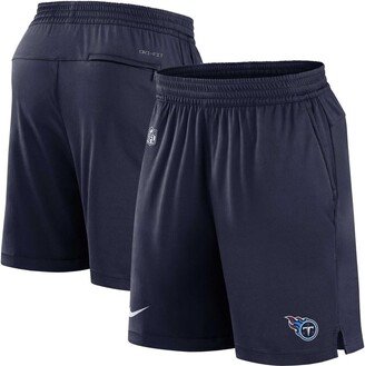 Men's Navy Tennessee Titans Sideline Performance Shorts