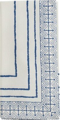 Saro Lifestyle Hand Block Print Napkin, 20