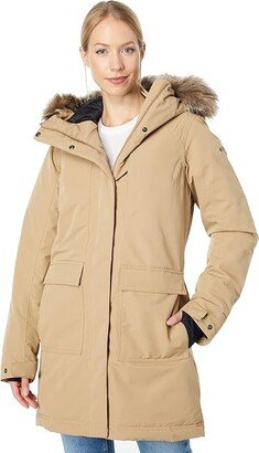 Little Si Insulated Parka (Beach/Black) Women's Clothing