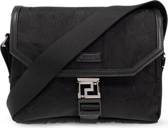 Neo Nylon Jacquard Logo-Patch Crossbody Bag