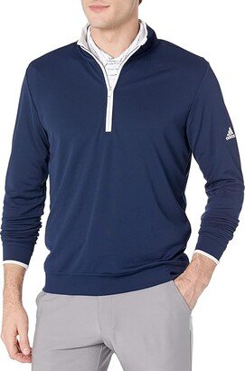 Lightweight UPF 1/4 Zip Pullover (Collegiate Navy) Men's Clothing