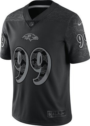 Men's NFL Baltimore Ravens RFLCTV (Odafe Oweh) Fashion Football Jersey in Black