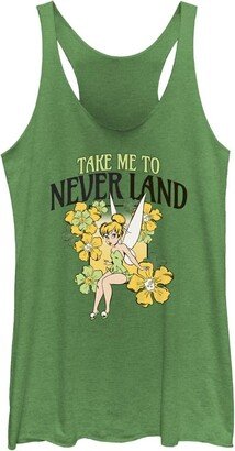 Tinkerbell Tink Tulips Women's Racerback Tank Top