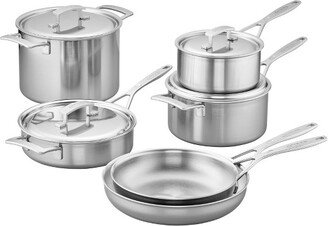 Industry 5-Ply 10-pc Stainless Steel Cookware Set