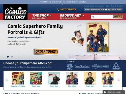 The Comics Factory Promo Codes & Coupons