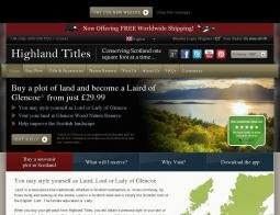 Highland Titles Promo Codes & Coupons