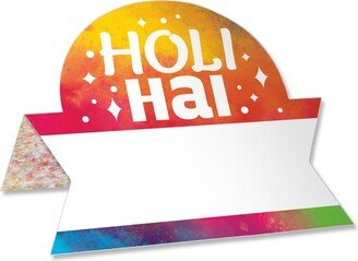 Big Dot of Happiness Holi Hai - Festival of Colors Party Tent Buffet Card - Table Setting Name Place Cards - Set of 24