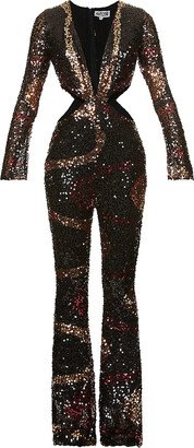 Vegas Swirl Sequin Jumpsuit