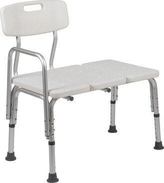 Emma+oliver 300 Lb. Capacity Adjustable Bath & Shower Medical Transfer Bench Chair