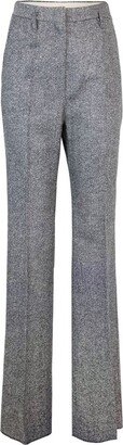 Button Detailed Straight Leg Trousers-AI