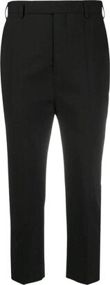 Slim-Fit Cropped Trousers-AG