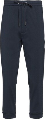 Cropped Pants Navy Blue