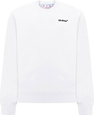 Helvetica Logo Detailed Long-Sleeved Sweatshirt