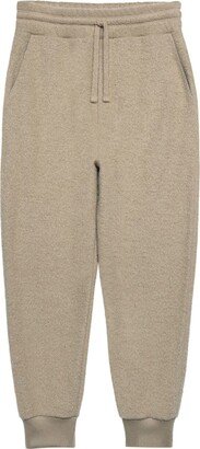 Drawstring Wool-Blend Track Pants