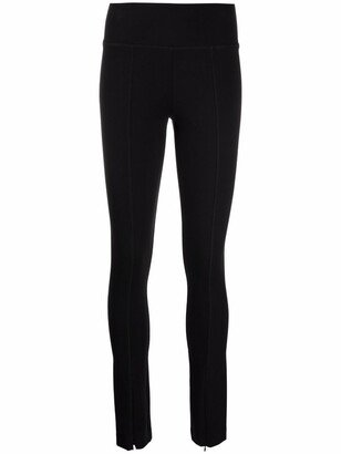 High-Waisted Skinny Trousers-AC