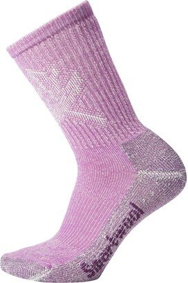 Classic Hike Light Cushion Leaf Pattern Crew Sock - Women's