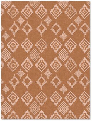 Journals: Boho Fair Isle - Rust Journal, Orange