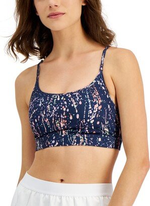 Id Ideology Women's Mod Splatter Low Impact Sports Bra, Created for Macy's