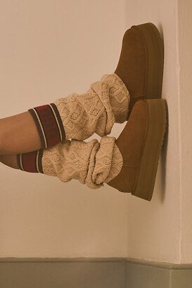 Classic Sweater Letter Boots