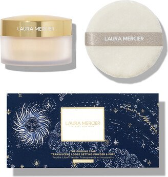 Laura Mercier The Guilding Star Transclucent Loose Setting Powder And Puff