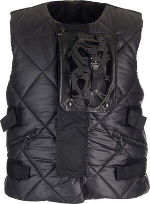Crewneck Quilted Padded Gilet
