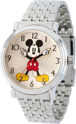 Women's Disney Mickey Mouse Silver Bracelet Watch 38mm