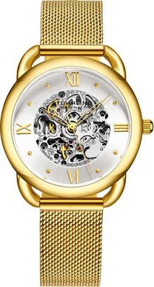 Women's Automatic Gold-Tone Mesh Bracelet Watch 36mm