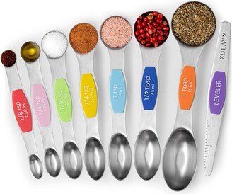 Stackable Dual Sided Magnetic Measuring Spoons Set of 8