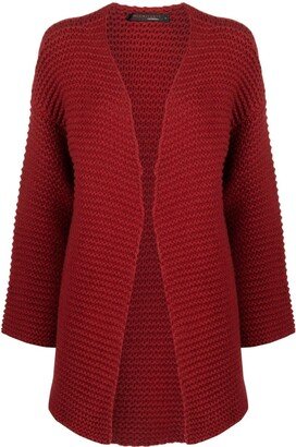 Open-Front Cashmere Cardigan-AA