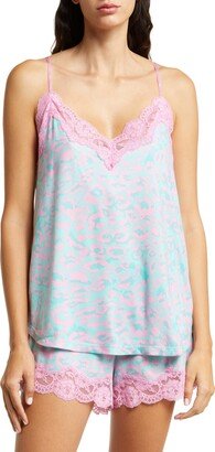 Leo Dreams Lace Trim Brushed Jersey Pajama Tank