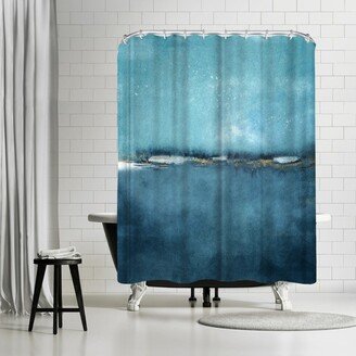 71x74 Shower Curtain Ocean Dreaming Ii by Pi Creative Art